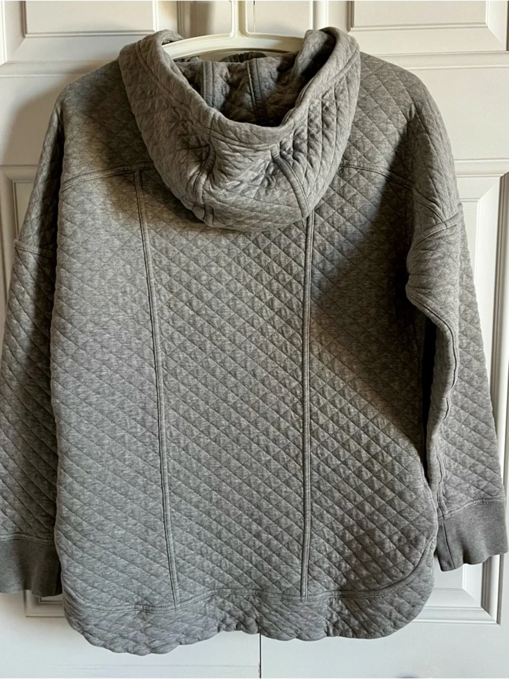 Patagonic Women Organic Cotton Quilt Zip Hoodie EUC - Picture 3 of 6